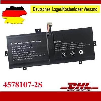 NV-4578107-2S 3379107 Akku Ersatz für Genuine Geobook 120 IOTA FLO/64GB DE