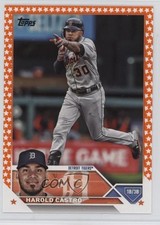 2023 Topps Complete Set Fanatics Exclusive Orange Star /99 Harold Castro 0c4