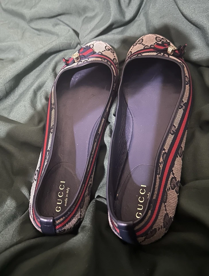 Pisos de ballet de tela Gucci - 37 EU Foto 2 de 4