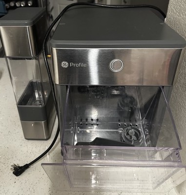 GE Portable Opal Nugget Ice Maker Countertop Side Tank Ice Machine Fully Working