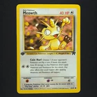 Meowth 62/82 - Team Rocket 1st Edition - Pokemon Card