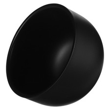 Durable Stainless Steel Black Shaving Cream Bowl Large Capacity Home Use