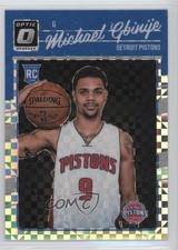 2016-17 Panini Donruss Optic Checkerboard Prizm Michael Gbinije #188 0f8