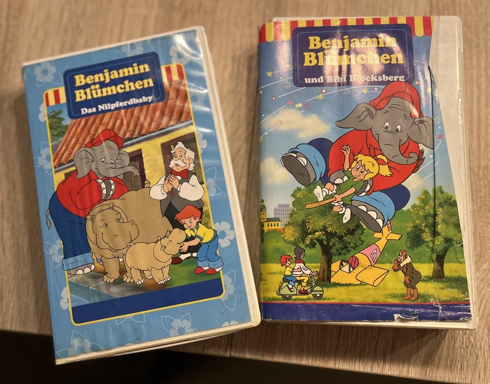 2 x Benjamin Blümchen VHS Kassetten 