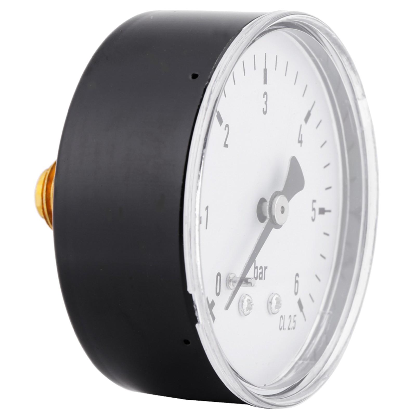 Water Pressure Meter Fuel Pressure Gauge Portable Air For Fuel Liquid Water Oil☜