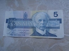 Canada 5 Dollar Banknote