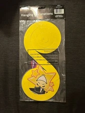 27 in. Oriental Trading Graduation Hanging Decorations in Assorted Colors 12pc