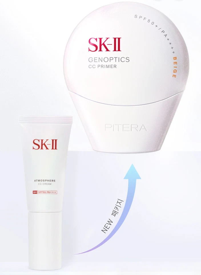 CCクリーム SK-II GENOPTICS CC PRIMER ROSE SK-II SK2 Genoptics CC Primer Cream SPF50+PA++++ 30g #Rosy (2025