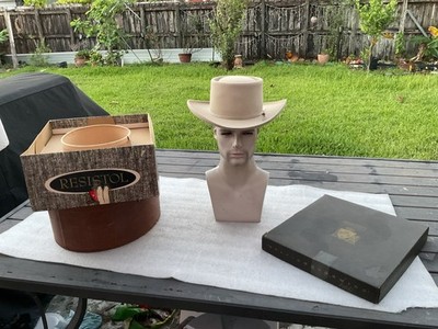 Vintage NEW Resistol 70s-80s Resistol 3X Beaver Gambler Rolled