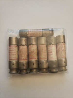 Gould Shawmut Tri-Onic TR5 6/10R 5 6/10A 250V Fuse Lot of 7