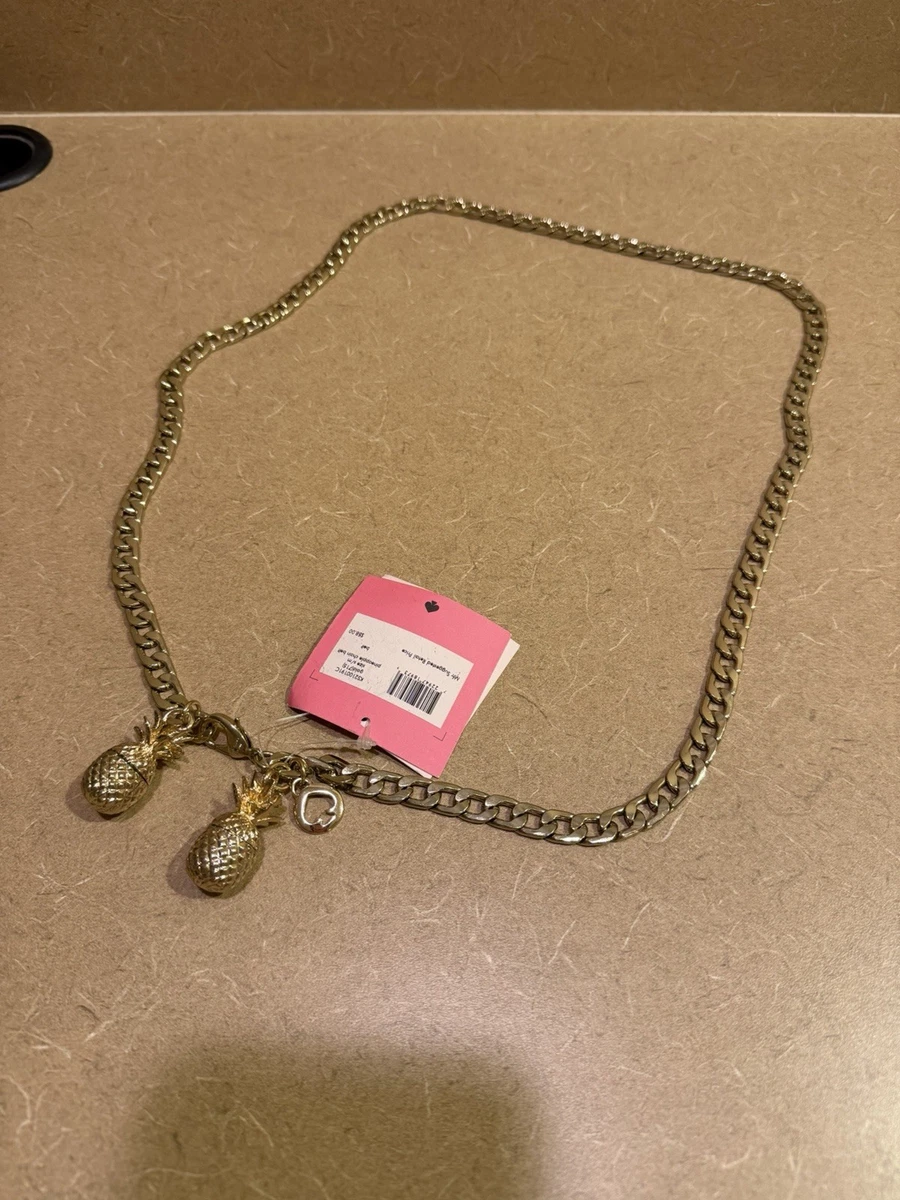 Kate Spade gold chain metro belt clasp logo kate spade new york Women main image 3