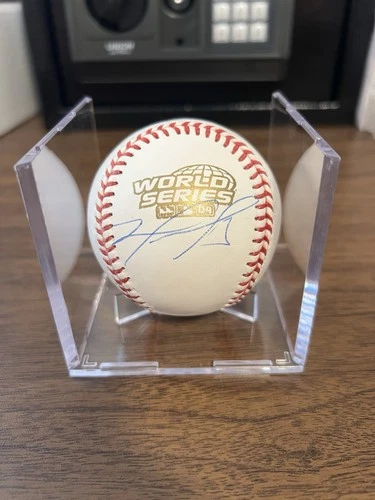 David Ortiz Signed 2004 World Series Baseball Beckett (BAS) COA Auto