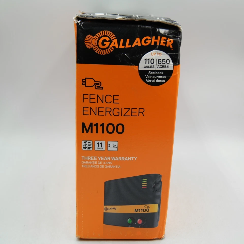 Gallagher M1100 Mains Fence Energizer - G324504. Free Shipping. Brand New! - Image 3 of 4