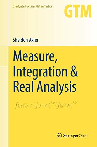 Measure, Integration & Real Analysis by Sheldon Axler (Hardcover, 2019) - Image 3