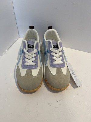 靴 Florence326 New W/tags De Florence Shoe Vintage Italy Blue Purple and White