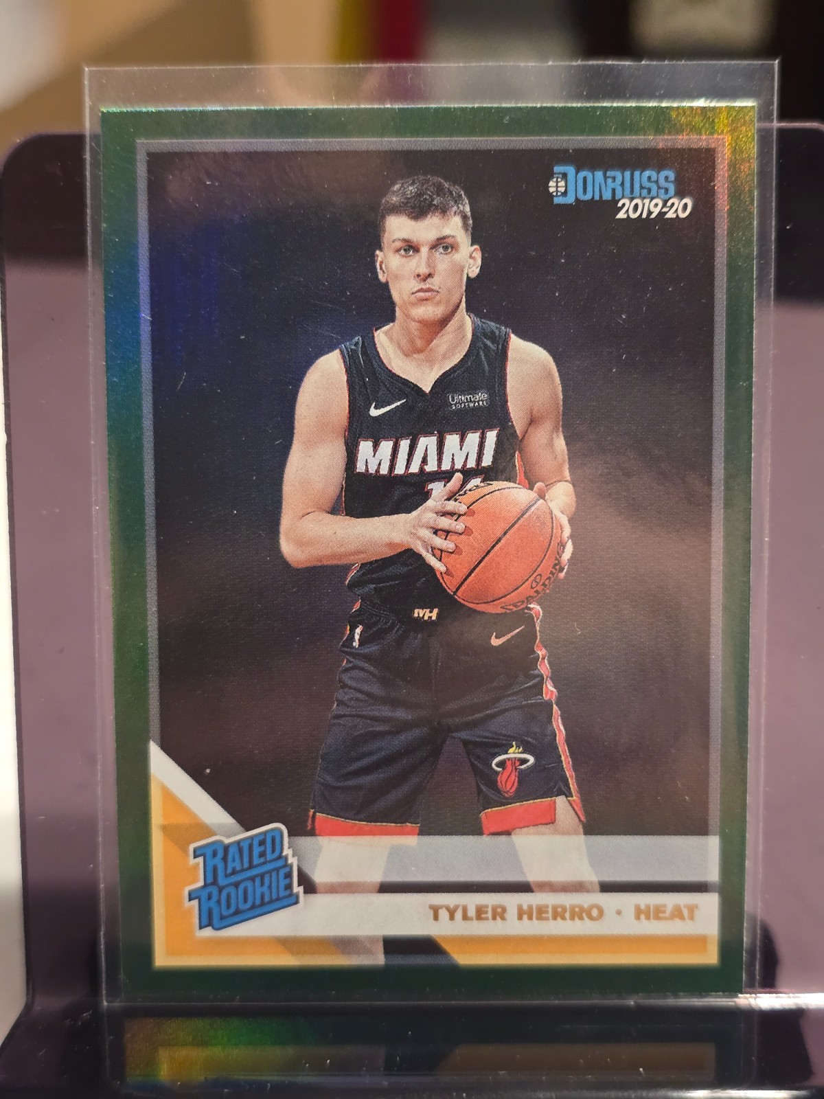 2019-20 Donruss Green Flood #212 Tyler Herro Rc