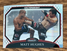 2011 MATT HUGHES UFC TOPPS FINEST REFRACTOR #177/888 PARALLEL CARD #71