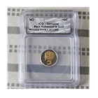 ✅️ICG Genuine 1945 Mercury Dime Black Ruthenium & Gold Uncirculated