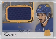 2023 Upper Deck The Cup Rookie Rink Gallery Jersey 30/49 Matthew Savoie Matt 1q2