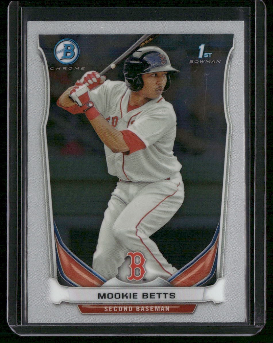 2014 Bowman #BCP109 Mookie Betts Chrome Prospects
