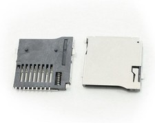 PCB Surface Mount Push-Out Flip Type TF Micro SD Memory Card Socket 10 Pieces