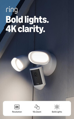 Floodlight Cam Pro, Wired (Newest Model), Home or Business Security, Retinal 4K