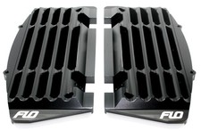 Flo High Flow Radiator Braces Black FLO751BLK
