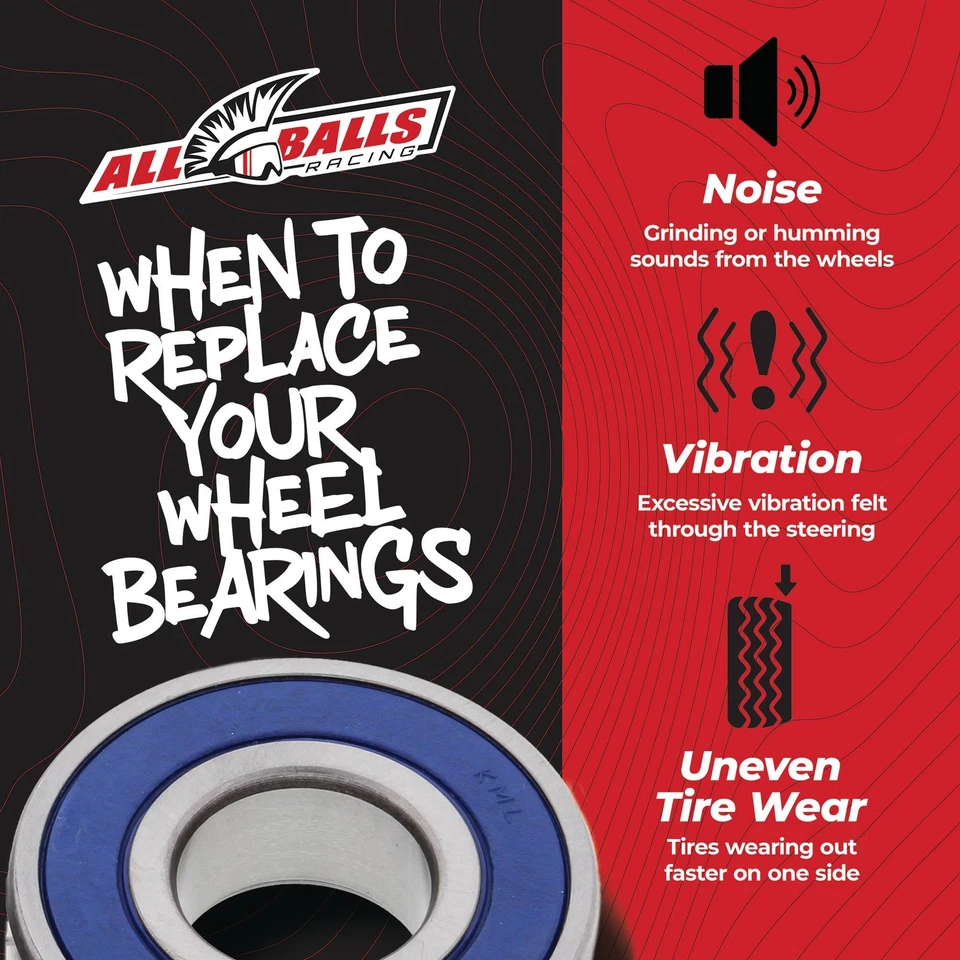 All Balls 25-1334 Wheel Bearing Kit Front For Yamaha XVZ13 VENTURE ROYALE 86-93 Foto 3 de 4