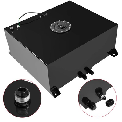 #ad #ad Universal Black 20 Gallon Fuel Cell Tank With Level Sender Aluminum Racing Drift $89.99