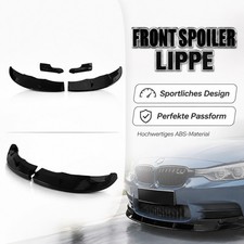 F�r BMW E90 E91 E92 E93 M3 09-11 Optik Frontsch�rze Hochglanz Schwarz vierteilig