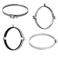 Rohrschelle Schlauchschelle Schelle Wickelfalzrohr Alu-Flex-Rohr Flexschlauch
