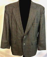 Tailored Made In USA Men's Sz 44 L Quality Medium Thick Wear Suit Blazer Jacket