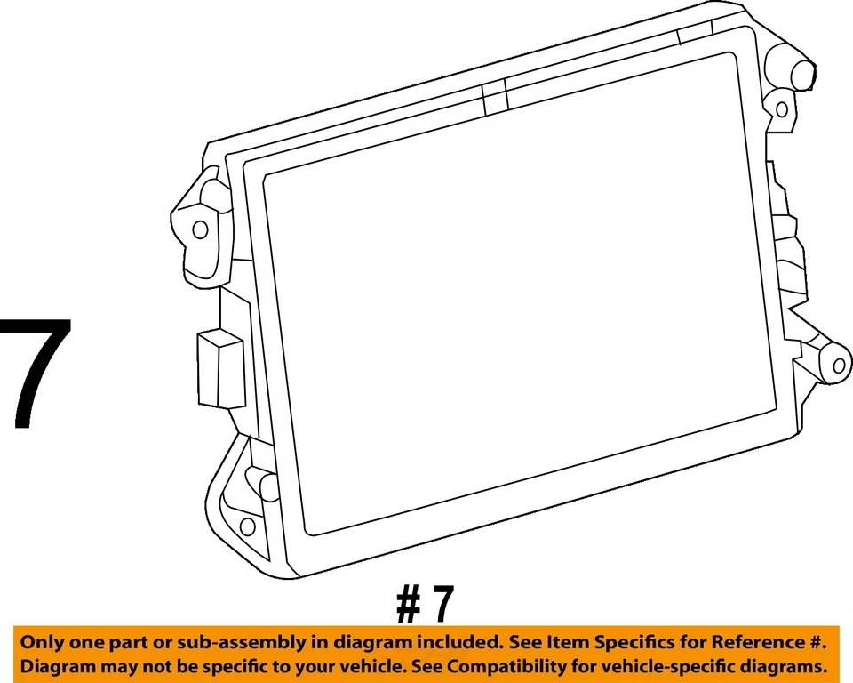 Mercedes SL550 2013 2014 2015 2016 OEM 2319012300 pantalla de navegación Foto 4 de 4