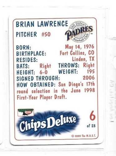 2003 Keebler San Diego Padres SGA - You Pick One - Ballpark Giveaway Set - Picture 9 of 49