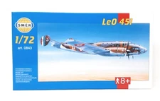 SMER Plastic Model Kit 1/72 Military Airplane Le0 451