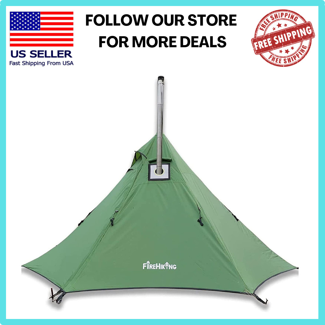 Ultralight Hot Tent with Stove Jack Teepee Tent for 1 Person | eBay