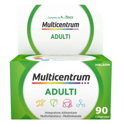 HALEON ITALY MULTICENTRUM ADULTI 90 Compresse Integratore Multivitaminico e Multiminerale