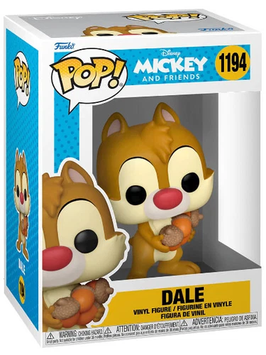 Funko POP #1194 Disney Mickey and Friends Dale Figure Brand New and In Stock