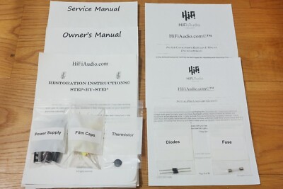 Pilot 602 S restoration kit service recap capacitor fix rebuild filter capacitor
