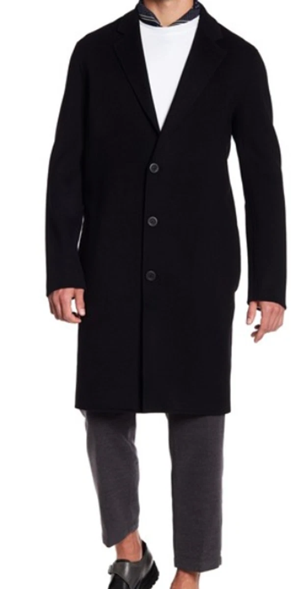 Vince notch lapel best sale coat
