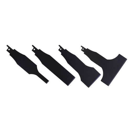 4-Piece Reciprocating Saw Scraper Set – Tile & Floor Cleaning Attachments, High Carbon Steel
