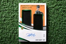 Joey Bart 2021 Immaculate Dugout Collection RC Dual Patch Auto RPA Green /5
