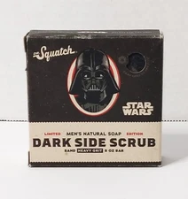 Dr. Squatch Men's Natural Soap Bar - Dark Side Scrub (Limited Edition Star Wars)