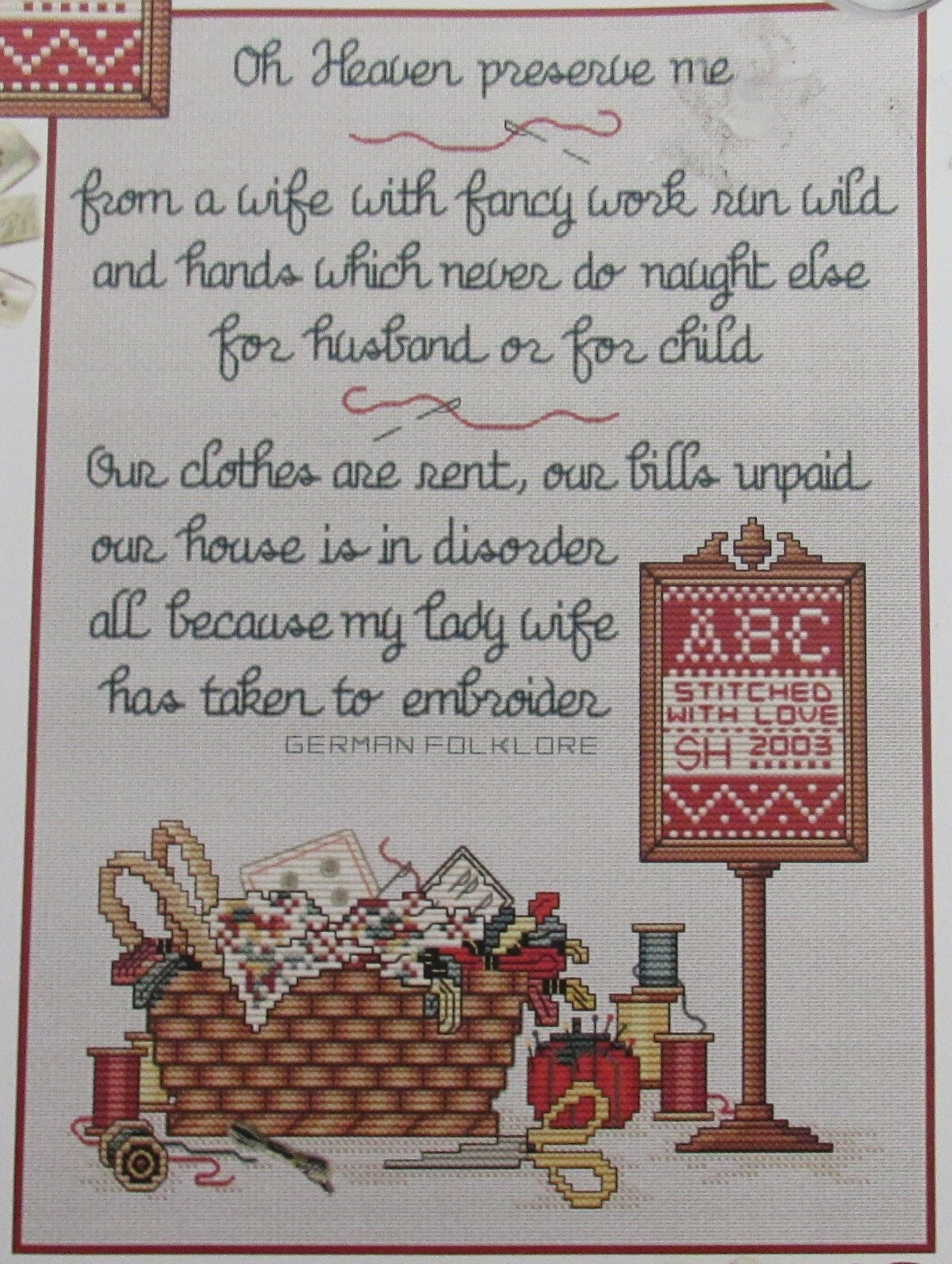 Cross Stitch Fancy Work Pattern by Sue Hillis with Charm eBay