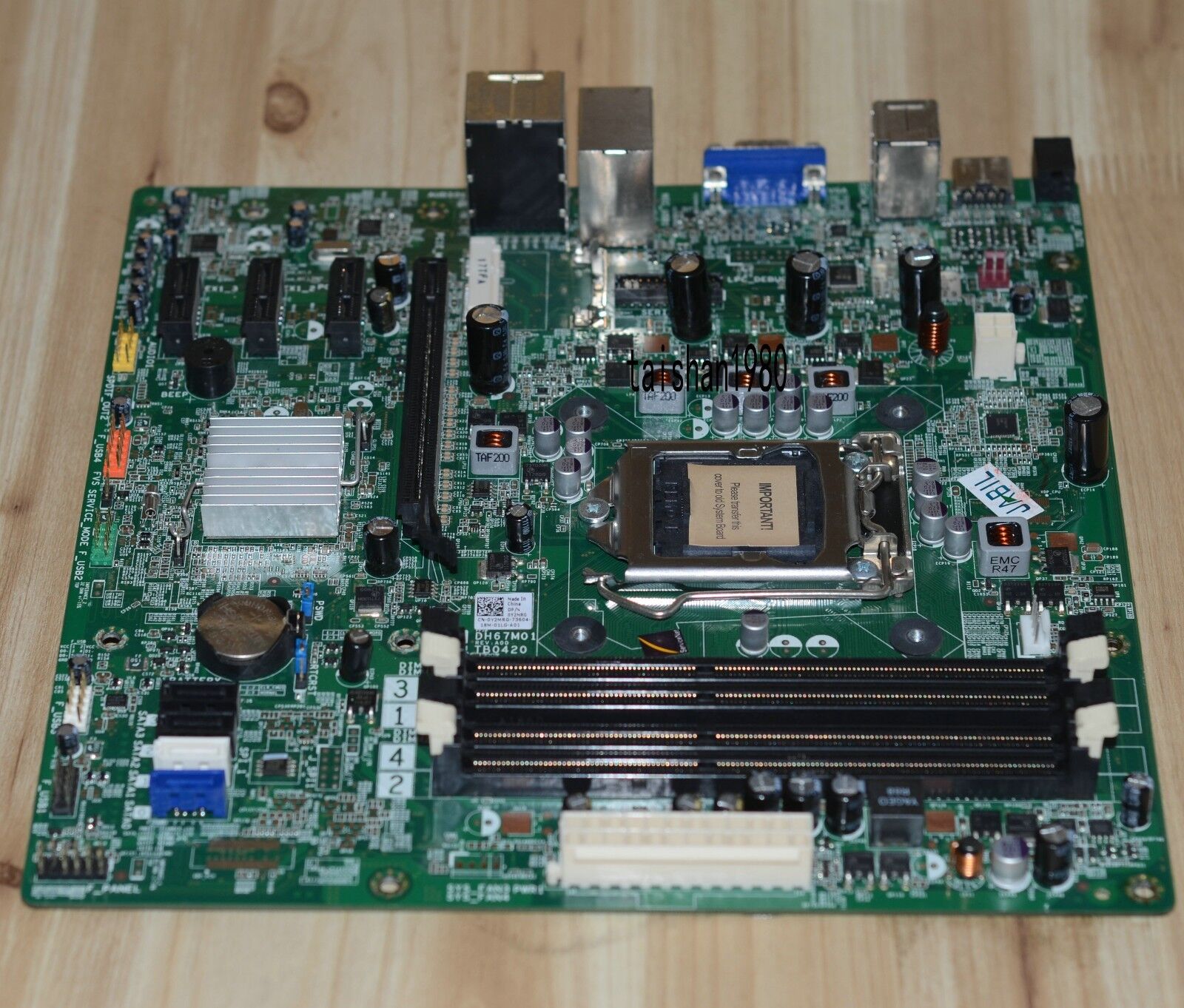 new Dell XPS 8300 Vostro 460 Socket LGA1155 Motherboard DH67M01 TB0420 Y2MRG