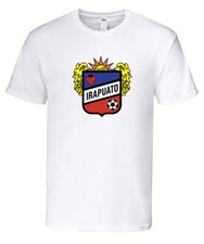 Camiseta Irapuato 100% Algodón Blanco,Negro,Gris,Rojo Cuello Redondo