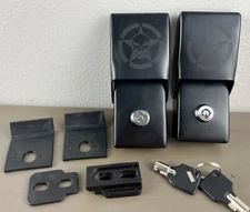 JeCar Locking Hood Latches for Jeep Wrangler JK JL 2007-2023 Skull Open Box Read