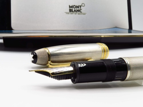 Montblanc 146 Solitaire Silver Barley fountain pen - 第 6/12 張圖片