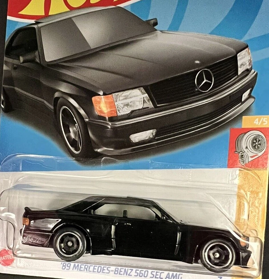 2023 Hot Wheels 150/250 '89 MERCEDES-BENZ 560 SEC AMG ~ 4/5 HW TURBO ~ BOX SHIPS
