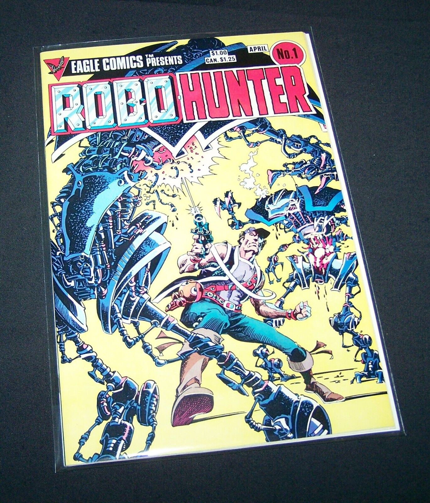 Robo Hunter #1 1984 an Eagle Comic, Ian Gibson & Jose Ferrer art